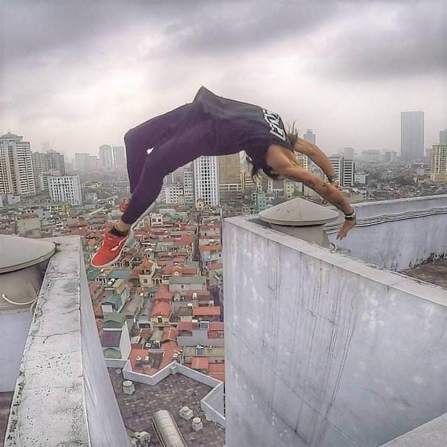 Trần Trọng Hiếu, Olympic Tokyo, Parkour, bụi đời
