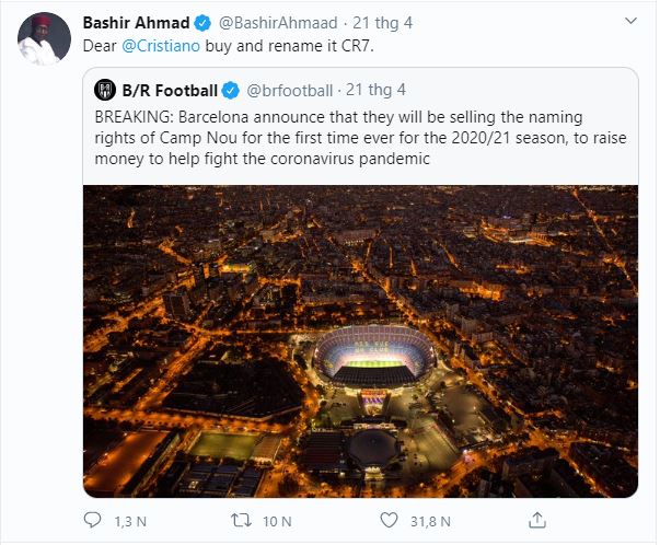 Barcelona, Cristiano Ronaldo, Nou Camp, barca bán tên sân