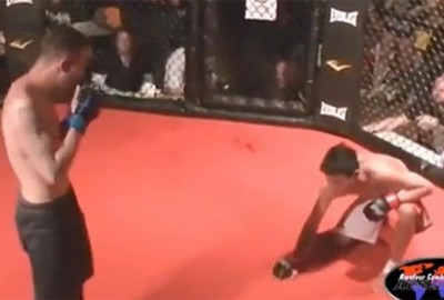 Võ thuật, Võ sĩ MMA, Mike Pantangco, MMA, quỳ xuống xin thua