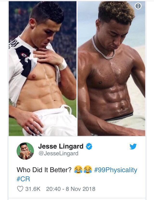 Cristiano Ronaldo, Manchester United, Jesse Lingard