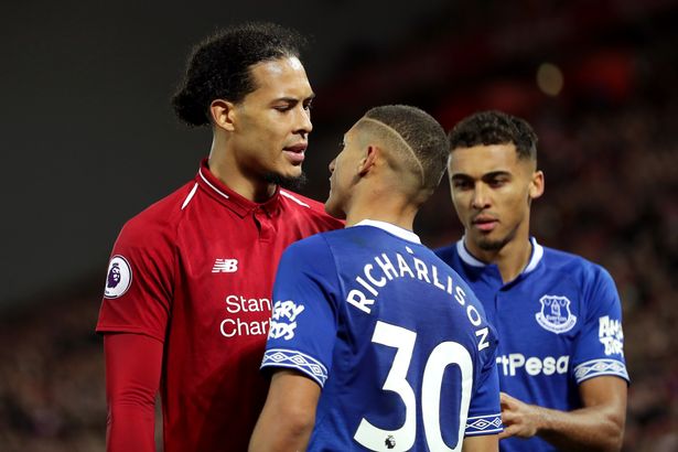 Van Dijk, Liverpool, Everton, Ngoại hạng Anh, Richarlison
