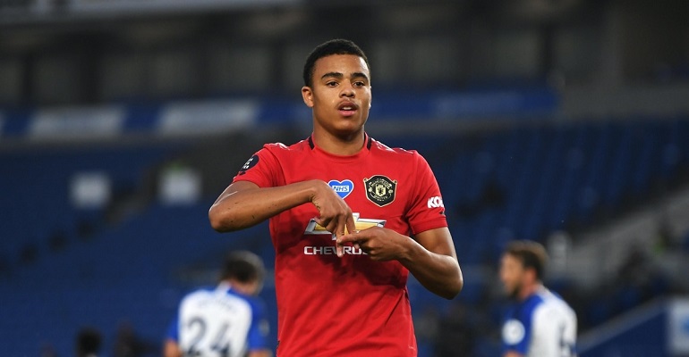 Mason Greenwood, Manchester United, Brighton, Ngoại hạng Anh