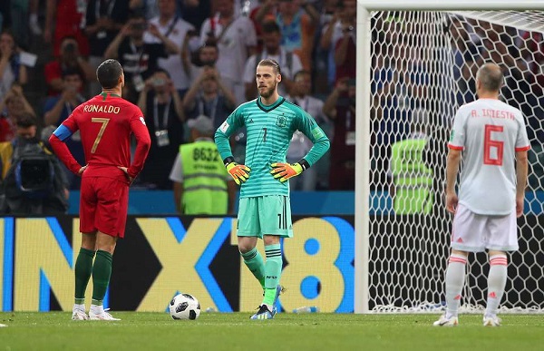 Cristiano Ronaldo, Manchester United, De Gea
