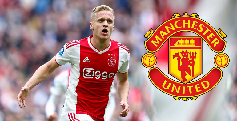 Chuyển nhượng MU, Manchester United, Donny van de Beek, Ajax