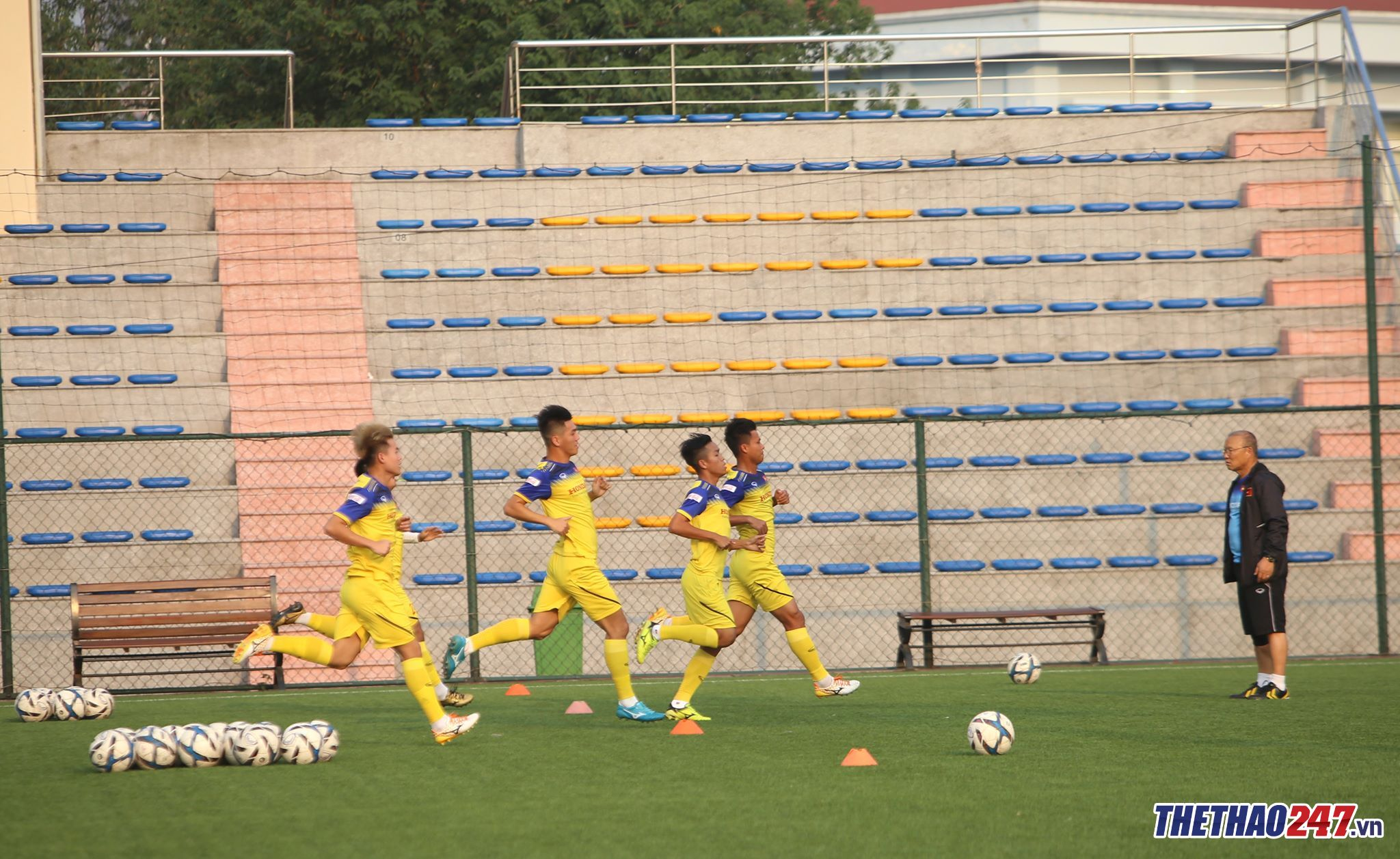 HLV Park Hang Seo, Park Sung Guyn, U22 Việt Nam, U23 Châu Á, SEA Games 30, U22 Việt Nam tập luyện