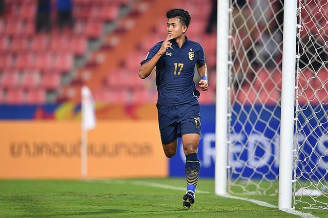 Suphanat đang là chân sút số 1 của U23 Thái Lan tại VCK U23 châu Á 2020 U23 Thai Lan vs u23 iraq
