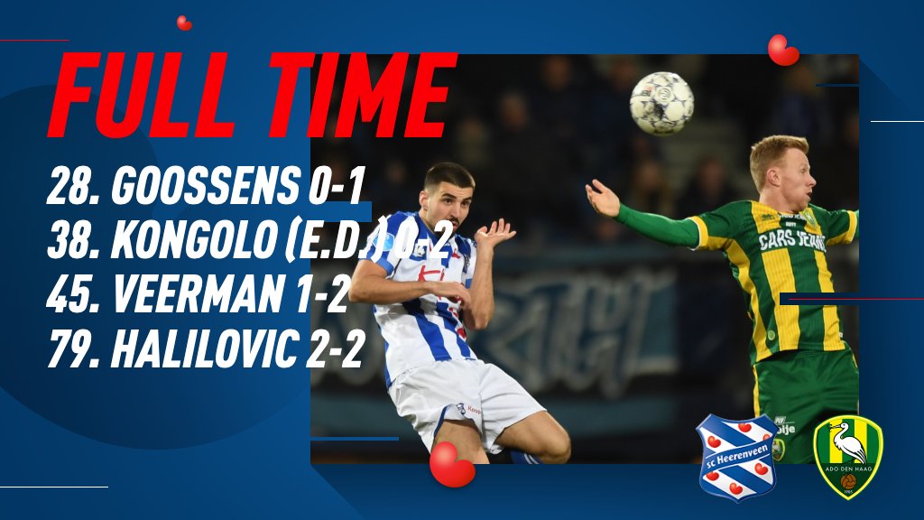 Heerenveen 1-1 ADO Den Haag
