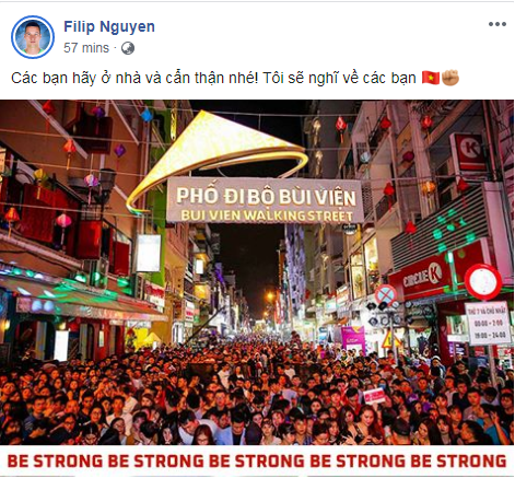 Filip Nguyen keu goi CDV Viet Nam o nha
