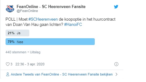 CDV Heerenveen khong muon Van Hau o lai