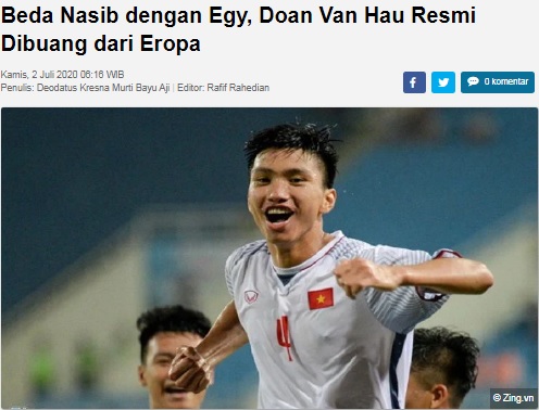 Indonesia so sanh Doan Van Hau voi Egy Maulana Vikri