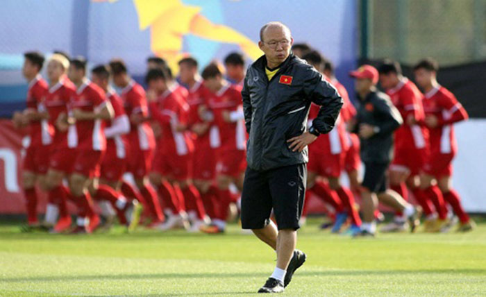 HLV Park Hang Seo chot ngay hoi quan