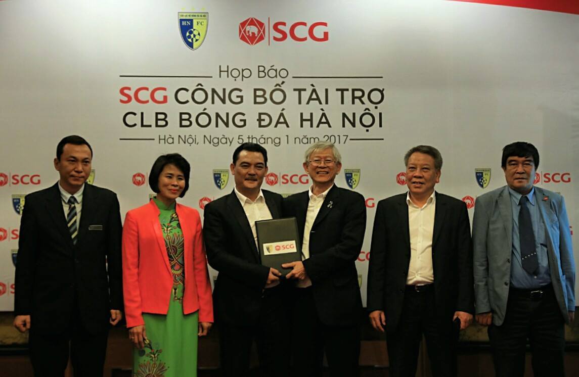 Hà Nội T&T, CLB bóng đá Hà Nội, V-League 2017, Hà Nội T&T đổi tên, CLB hà Nội, SCG, tập đoàn SCG
