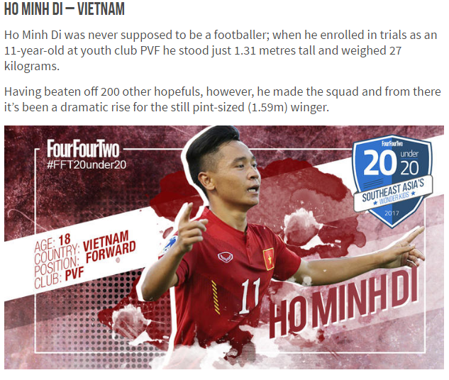 442, fourfourtwo, ĐTQG Việt Nam, u20 Việt Nam, Minh Dĩ, Đức Chinh, U20 World Cup