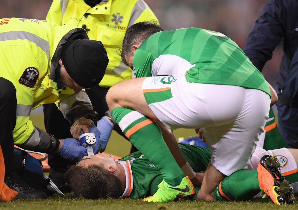 coleman, dtqg ireland, seamus coleman, ireland vs xứ wales, coleman gẫy chân
