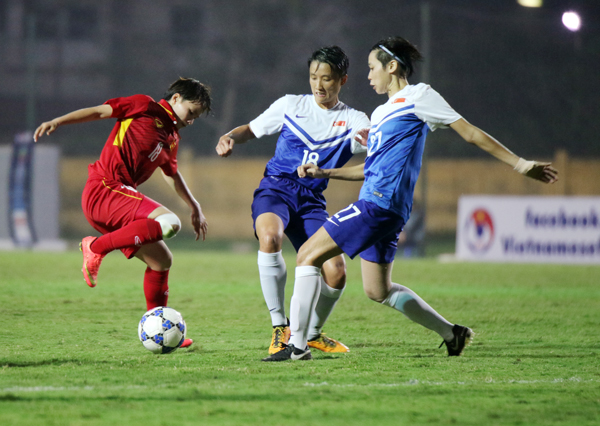 HLV Mai Đức Chung cho rằng Singapore đã có những tiến bộ nhất định Kết quả nữ Việt Nam 8-0 nữ Singapore, tỷ số nữ Việt Nam 8-0 nữ Singapore, kết quả nữ việt nam, tỷ số nữ việt Nam, kết quả vòng loại asian cup 2018