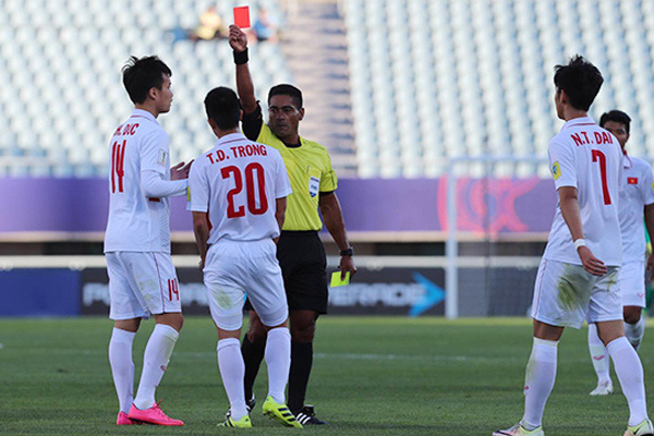 U20 Việt Nam 0-4 U20 Pháp, kết quả U20 Việt Nam 0-4 U20 Pháp, U20 Việt Nam, Đình Trọng, trọng tài U20 Pháp