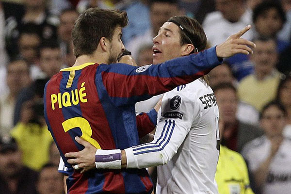 Real Madrid, Pique, Barca, Real Madrid vs Barca, Ramos, Gerard Pique