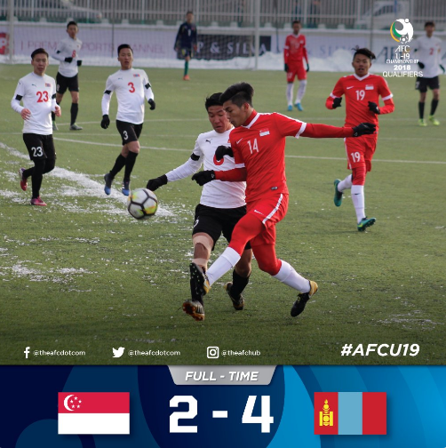 U19 Singapore, u19 Mông Cổ, U19 châu Á 2018