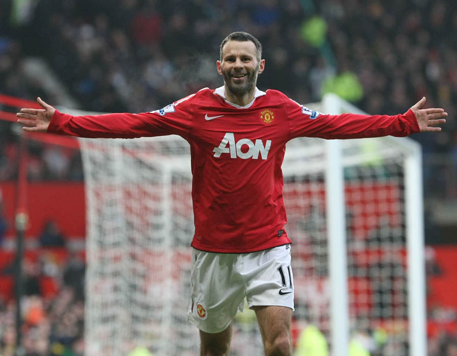 Giggs, MU, Man Utd, Messi, Iniesta, Raul