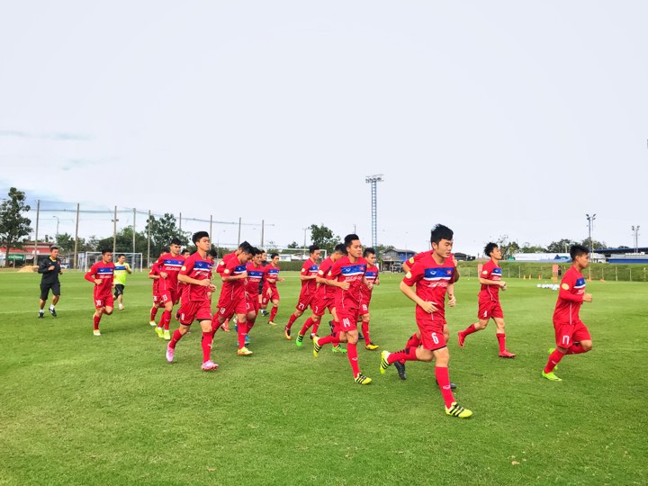 U23 Việt Nam liên tục tập đối kháng ngày hôm nay Công Phượng, U23 Việt Nam, HLV Lê Thụy Hải