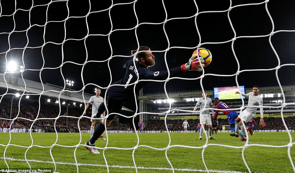 De Gea, MU, Man Utd, MU vs Crystal Palace