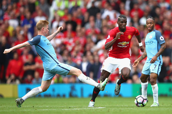 Man City vs MU, De Bruyne, Pogba