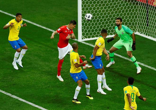 Kết quả Brazil vs Thụy Sĩ, Brazil vs Thụy Sĩ, tỷ số Brazil vs Thụy Sĩ